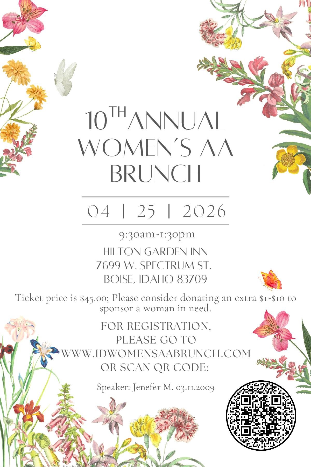 10th Annual Women’s AA Brunch