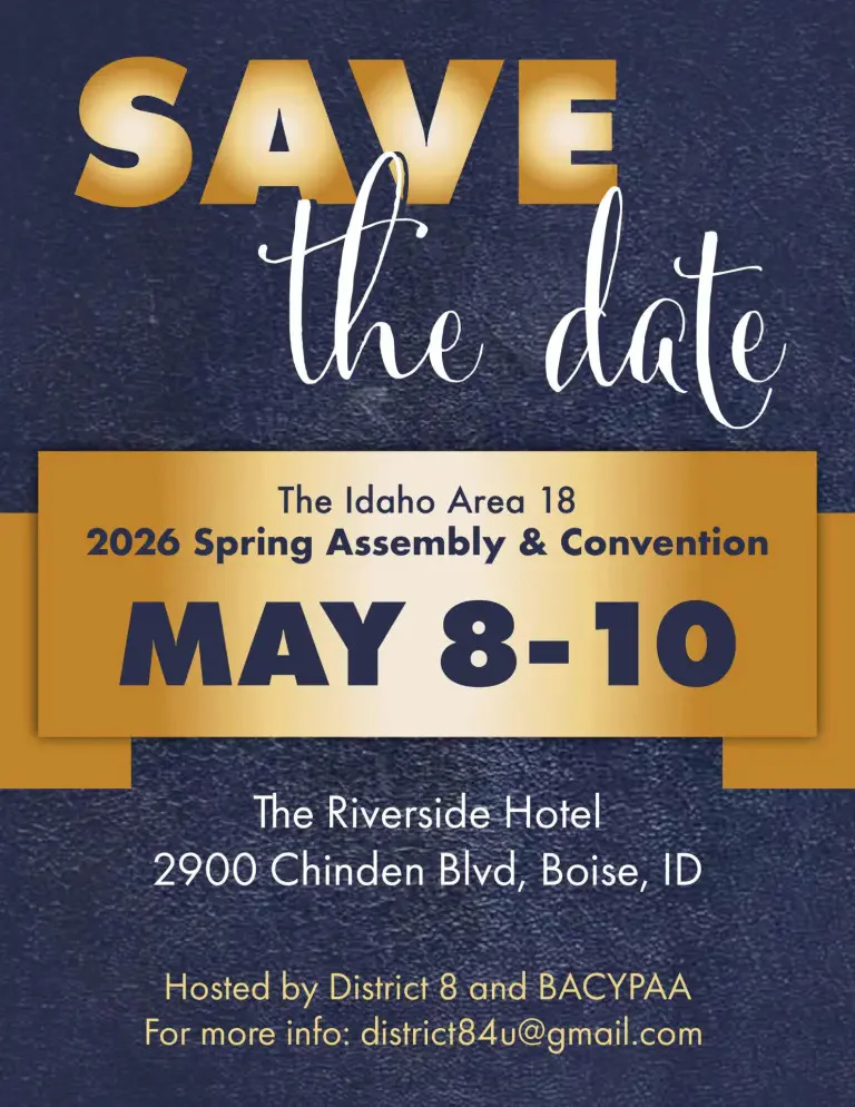 Idaho Area 18 Spring Assembly & Convention