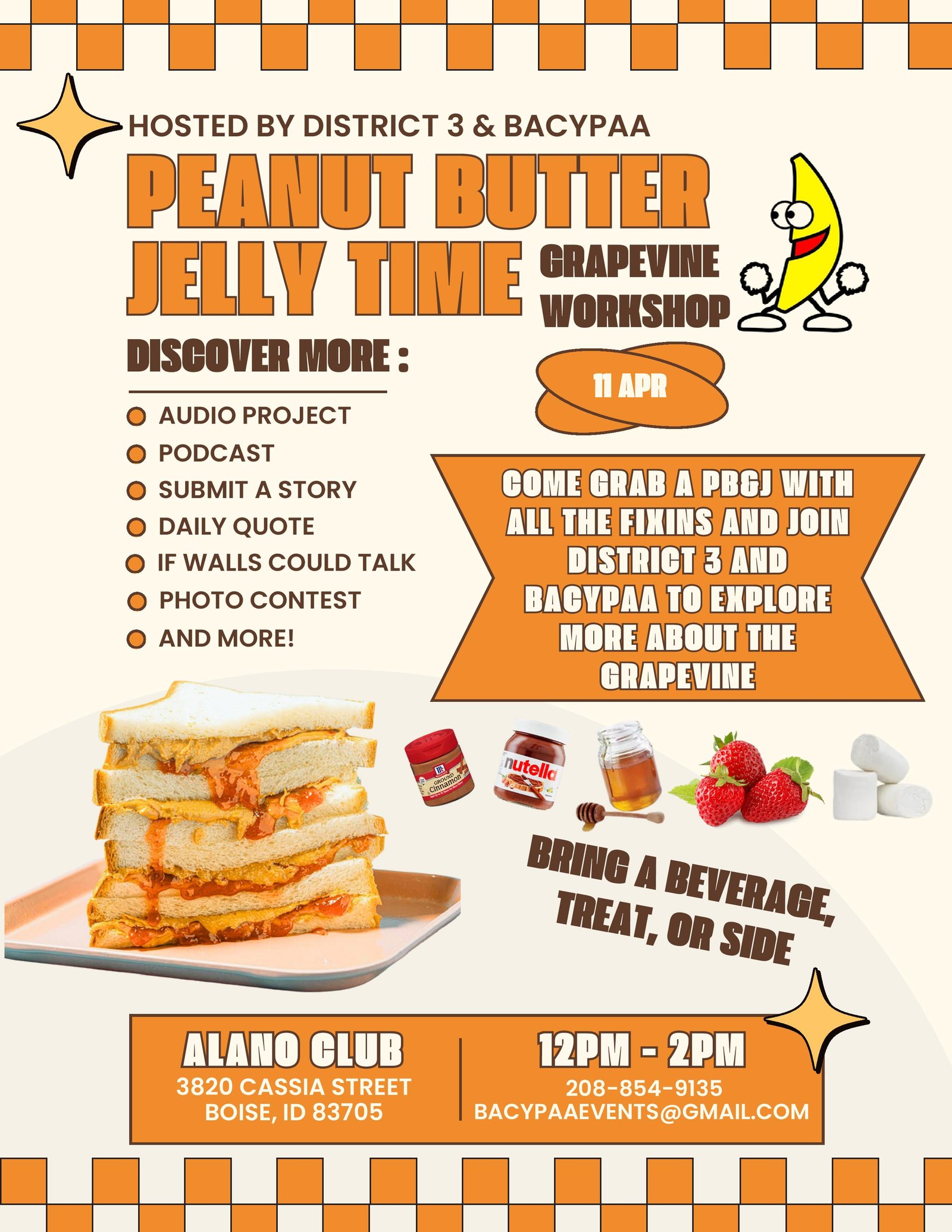 Peanut Butter Jelly Time – Grapevine Workshop