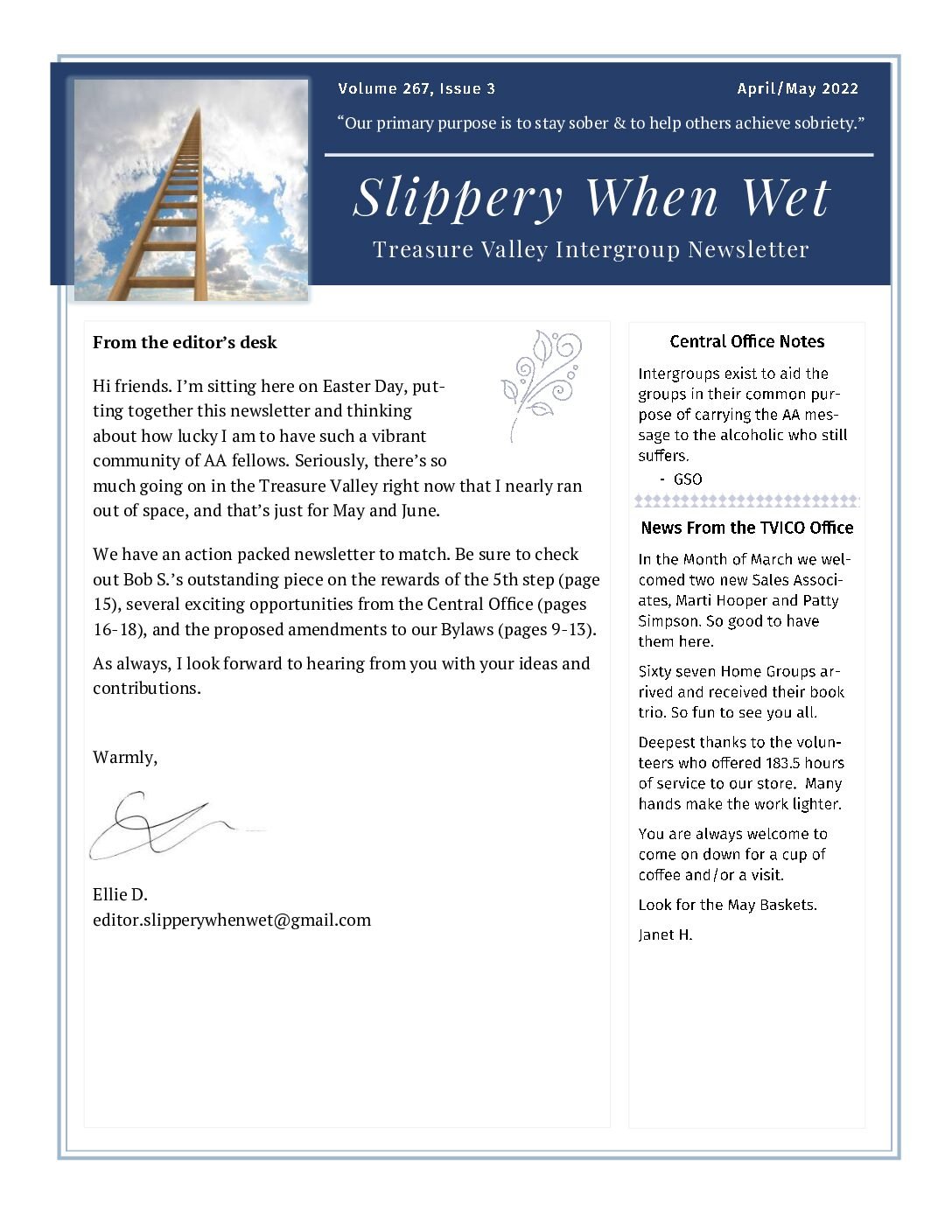 April–May 2022 Newsletter