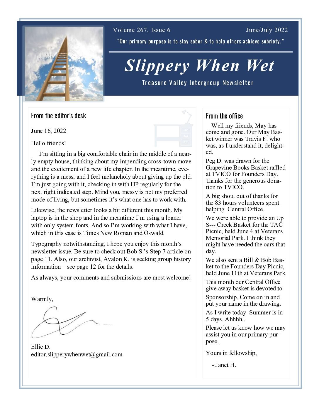 June–July 2022 Newsletter