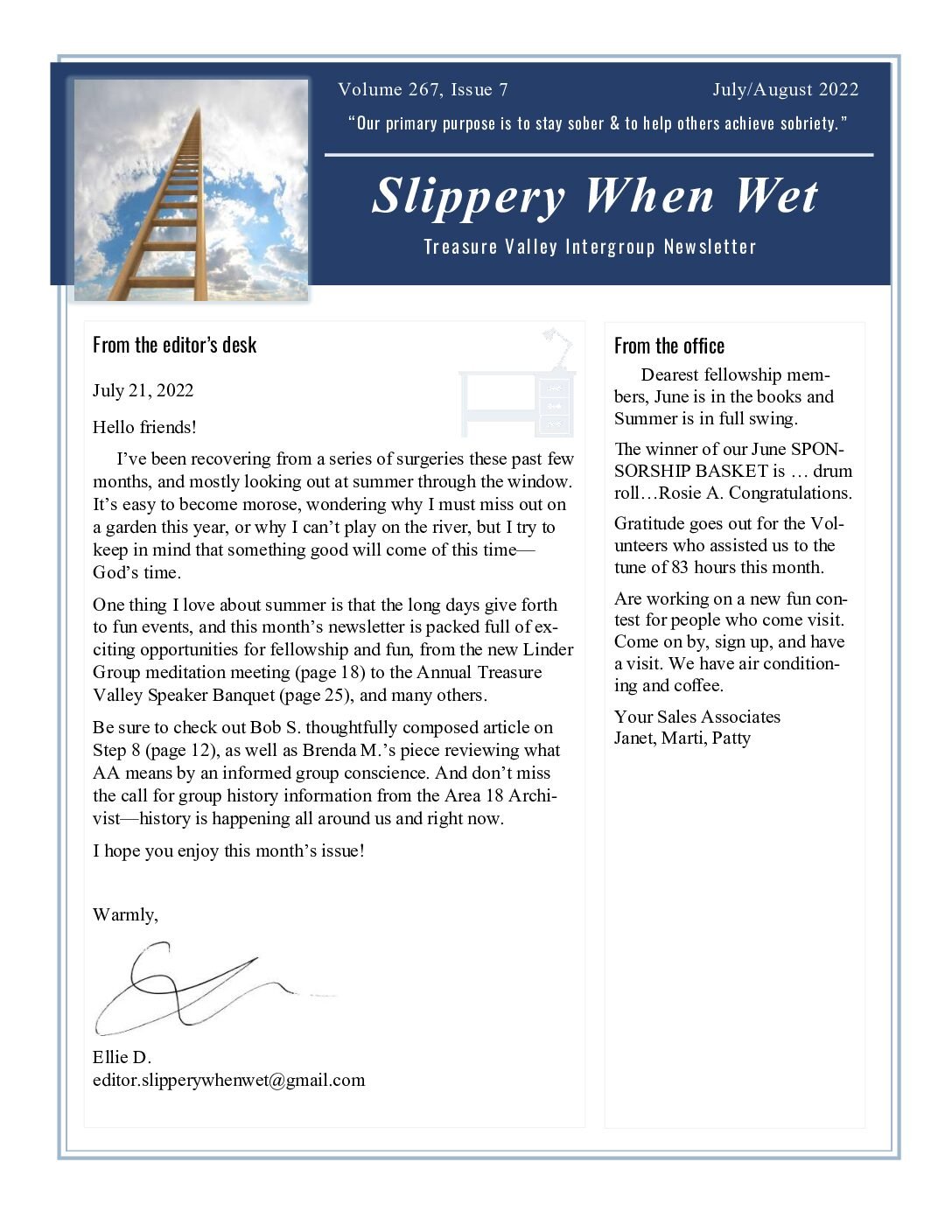 July–August 2022 Newsletter