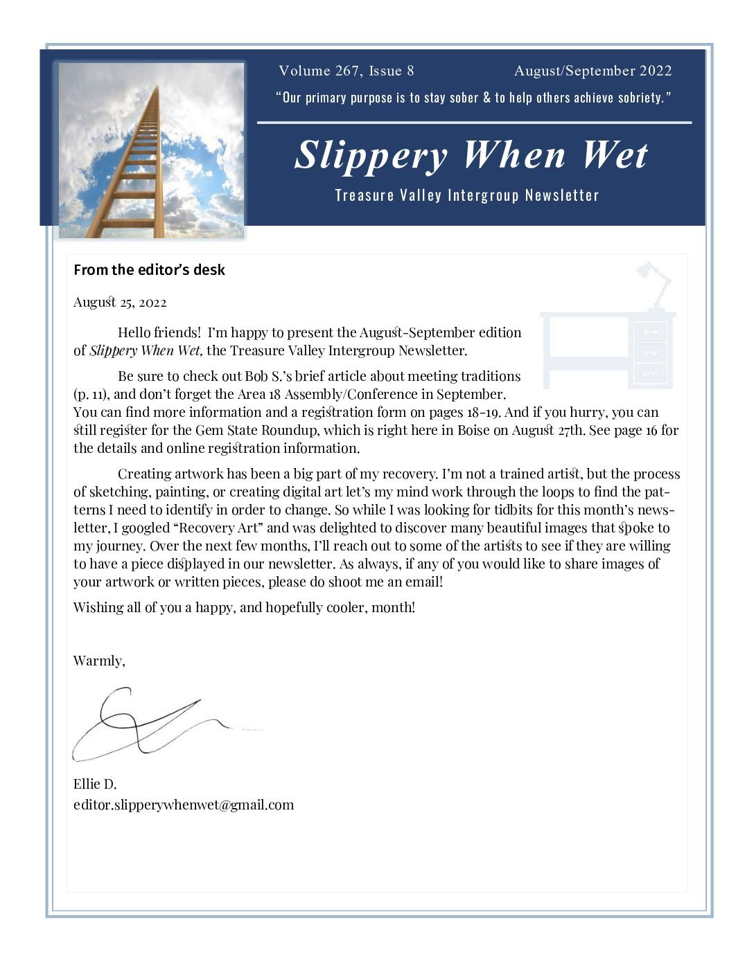 August–September 2022 Newsletter