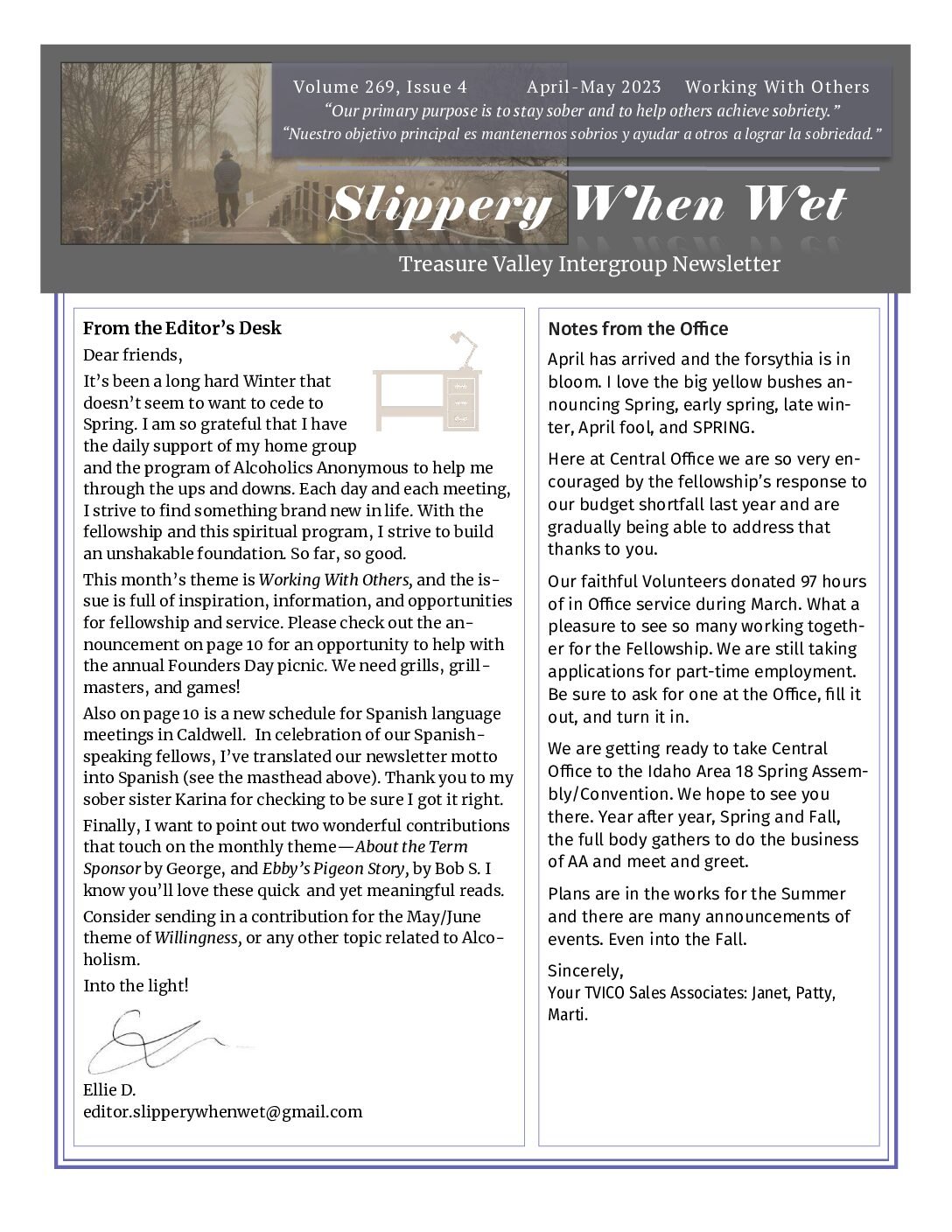 April–May 2023 Newsletter