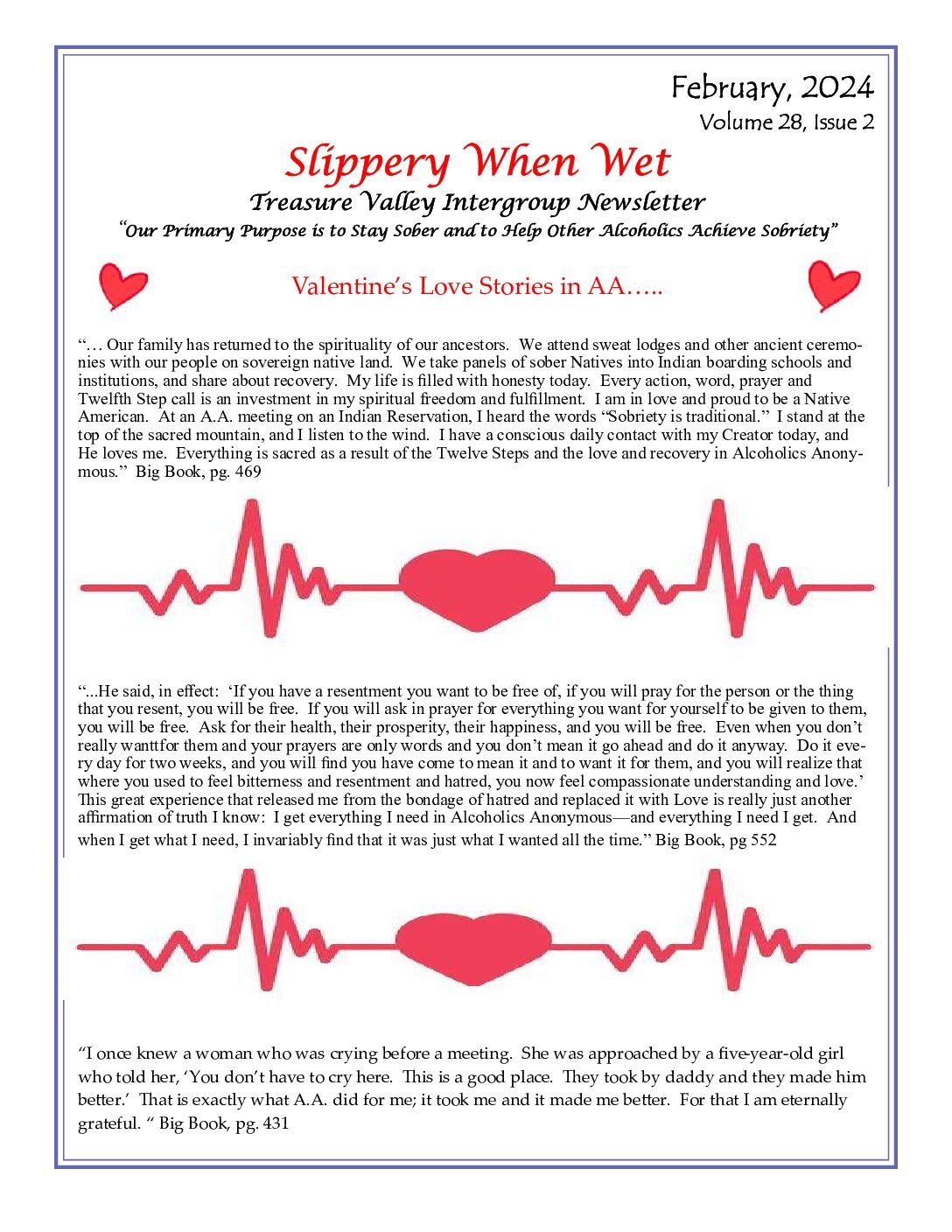 February 2024 Newsletter