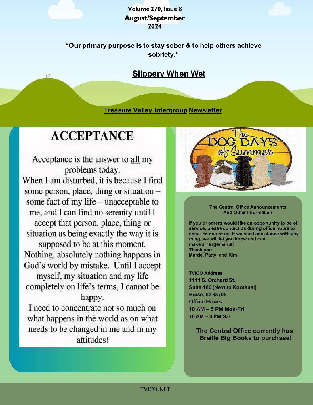August–September 2024 Newsletter