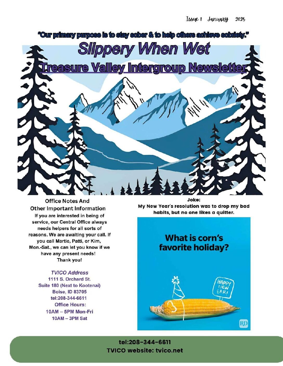 January 2025 Newsletter