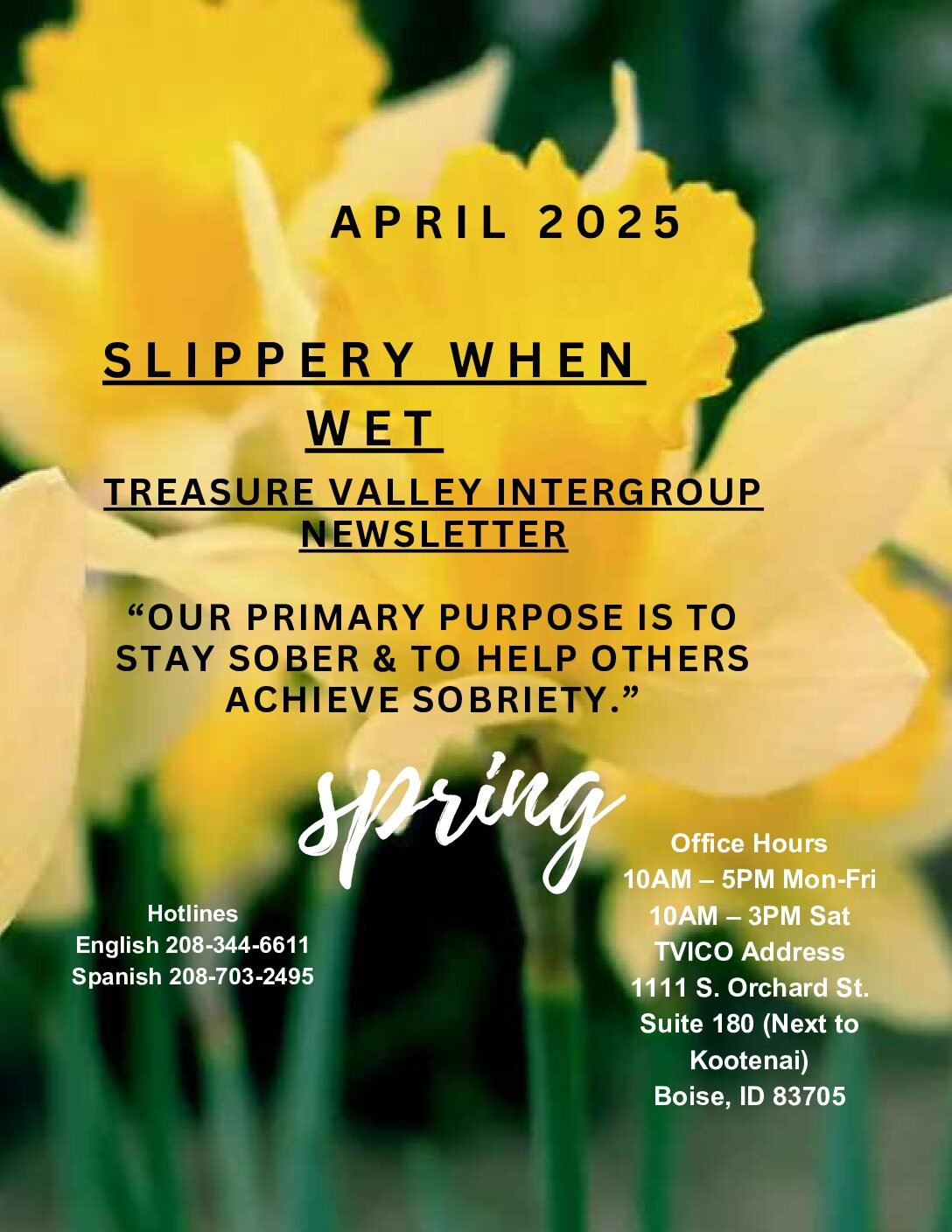 April 2025 Newsletter