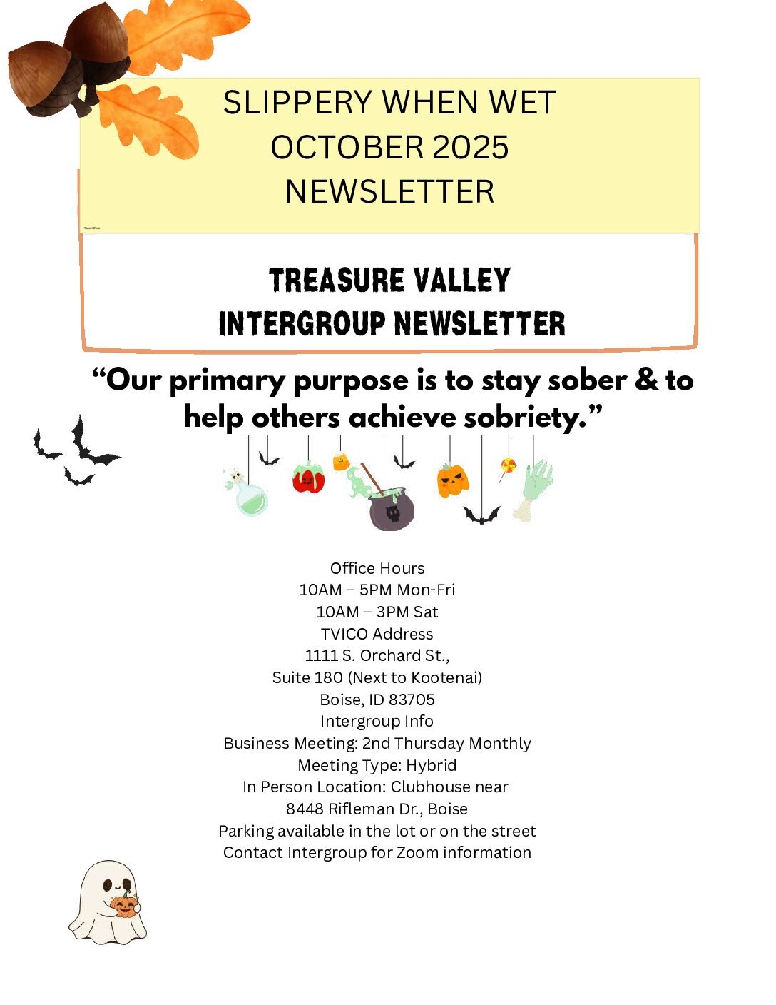 October 2025 Newsletter