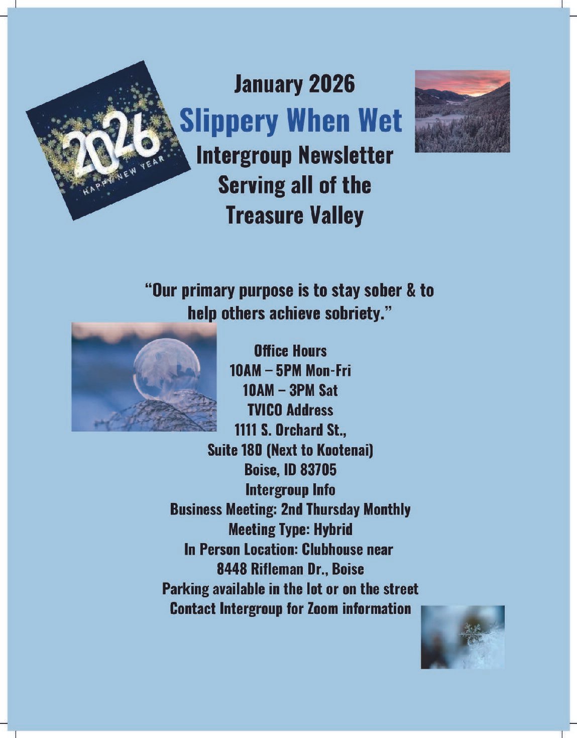 January 2026 Newsletter