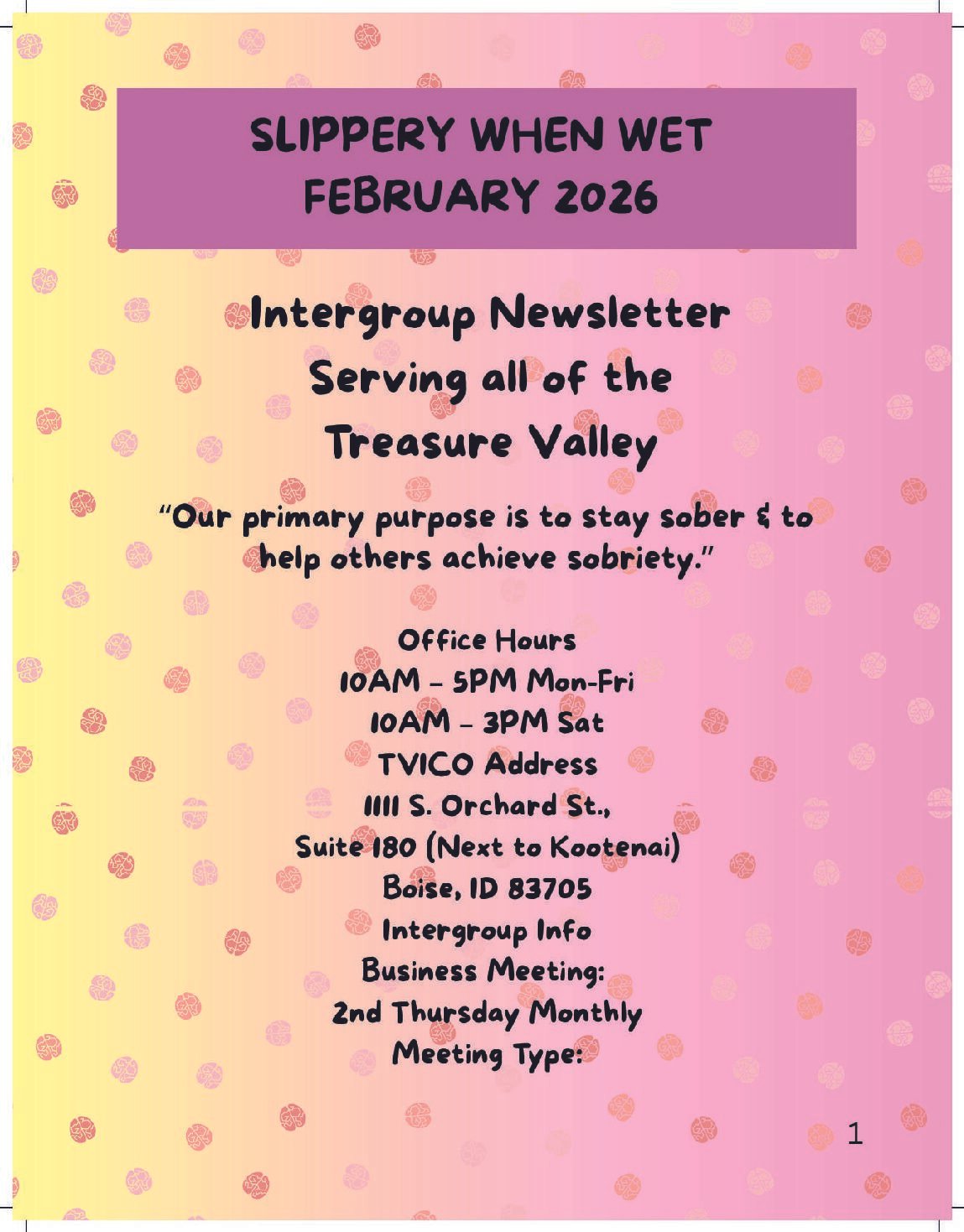 February 2026 Newsletter